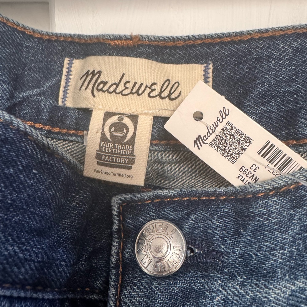 NWT Madewell The Dean Easy Ankle Straight Leg Jeans. - Picture 6 of 8